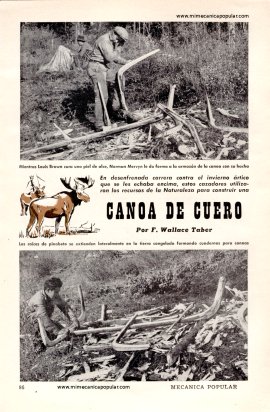 Canoa de Cuero - Enero 1954