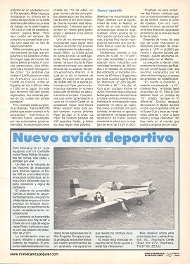 Aviación: Regresa el Piper Cub - Enero 1989