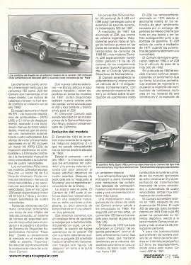 Chevy Camaro de 1991 - Julio 1990