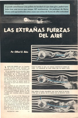Las extrañas fuerzas del aire - Agosto 1959