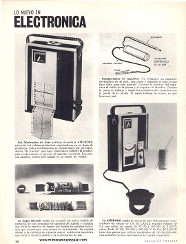 Lo nuevo en electrónica - Noviembre 1966