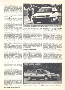 Modelos Ford para 1989 - Enero 1989