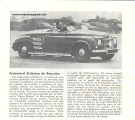 Automóvil Británico de reacción - Julio 1950
