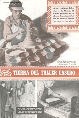 México Tierra del Taller Casero -Enero 1948