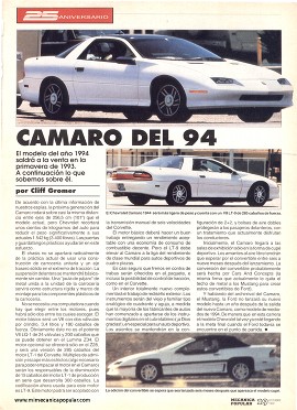El Camaro del 94 - Octubre 1992