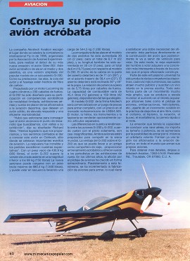 Construya su propio avión acróbata - Enero 1996