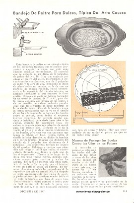 Trabajos fáciles para el taller casero - Diciembre 1947