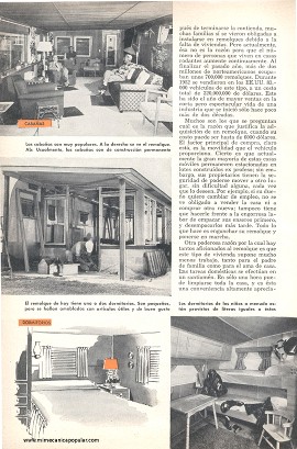 Los Remolques son Casas Permanentes Ahora - Febrero 1954