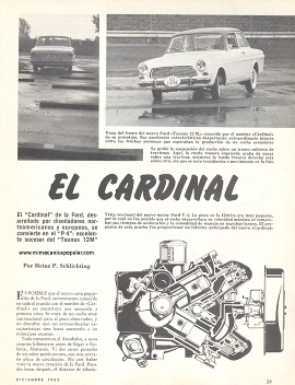 El Ford Cardinal - Diciembre 1962