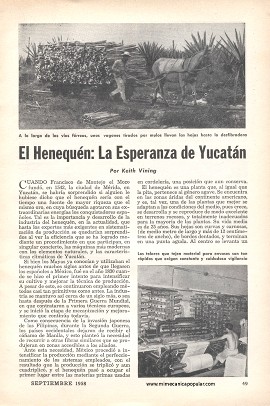 El Henequén - La Esperanza de Yucatán - Septiembre 1958