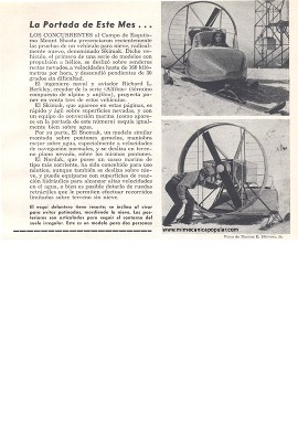Vehículo para Agua o Nieve - Octubre 1960
