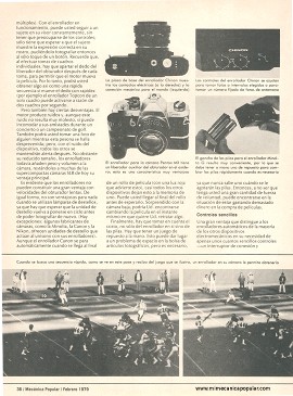 Las cámaras de 35 mm motorizadas - Febrero 1979