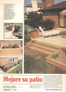 Mejore su patio - Noviembre 1988
