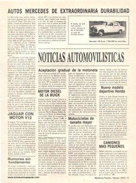 Noticias Automovilísticas - Febrero 1979