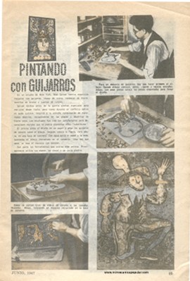 Pintando con Guijarros - Junio 1947