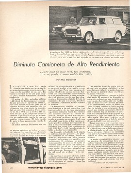 Camioneta Rural Fiat 1100-D -Abril 1965