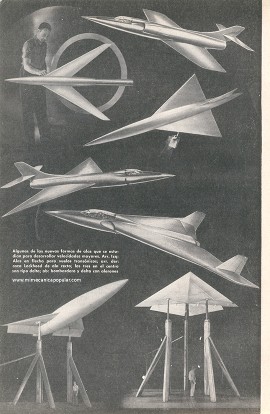 La forma de los aviones del mañana - Mayo 1954