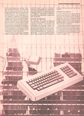 Lo Nuevo en Programación en Agosto 1984