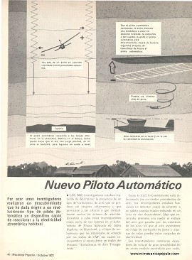 Piloto Automático para Aviones - Octubre 1973