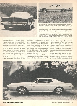 Los Nuevos Diseños Chrysler se Identifican con Facilidad - Diciembre 1973