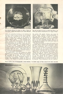 Obras Maestras en Cristal - Agosto 1951