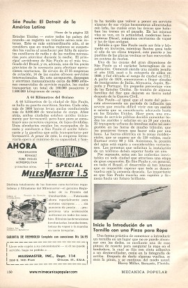 São Paulo -El Detroit de la América Latina - Marzo 1960