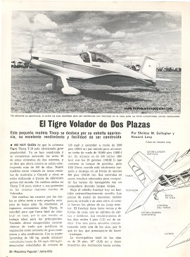 El Tigre Volador de Dos Plazas - Junio 1973