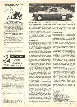 Manejando el Alfa Romeo GTV6 - Marzo 1982