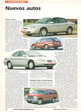 Los Nuevos Autos de Noviembre 1995