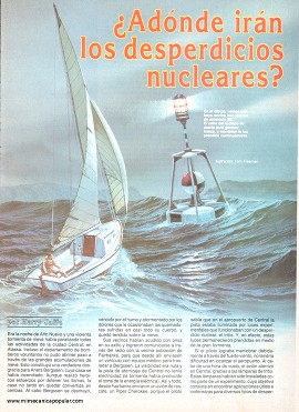 ¿Adónde irán los desperdicios nucleares? - Agosto 1985