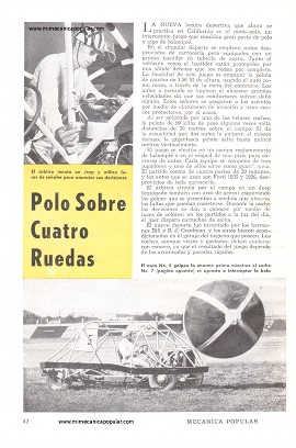 Polo Sobre Cuatro Ruedas - Marzo 1951