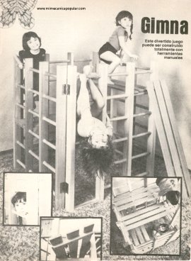 Gimnasio para los niños - Octubre 1979