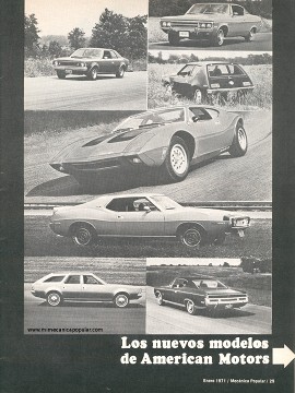 Los nuevos modelos de American Motors - Enero 1971