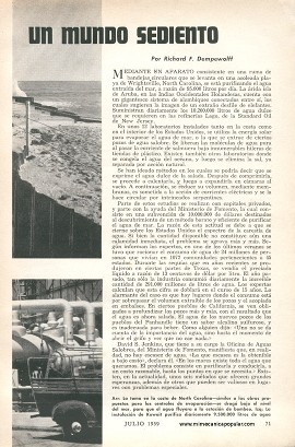 Agua de Mar Para un Mundo Sediento - Julio 1959