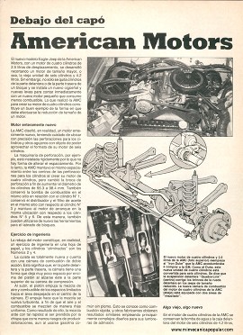Modelos American Motors y lo que hay bajo sus capós - Diciembre 1983