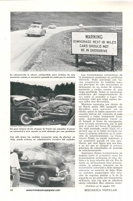 La Conducción de Autos por Montañas - Julio 1952