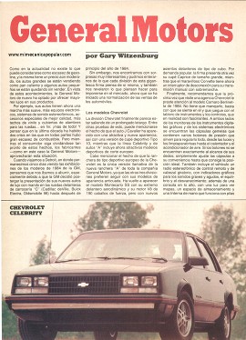 Modelos General Motors y lo que hay bajo sus capós - Diciembre 1983