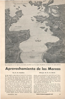 Aprovechamiento de las Mareas - Agosto 1957