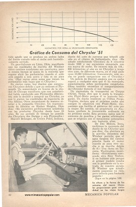El Chrysler 1951 visto por sus dueños - Noviembre 1951