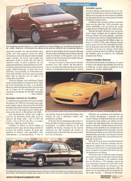 Los Nuevos Autos de Octubre 1992