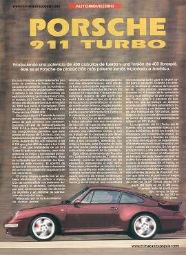Porsche 911 turbo - Septiembre 1995