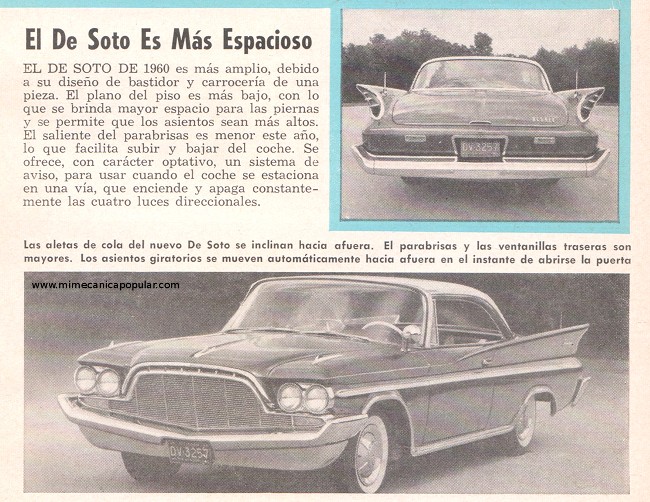El De Soto Es Más Espacioso - Enero 1960