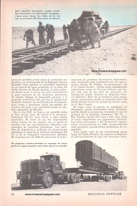Ferrocarril Americano en el Desierto Árabe - Junio 1952