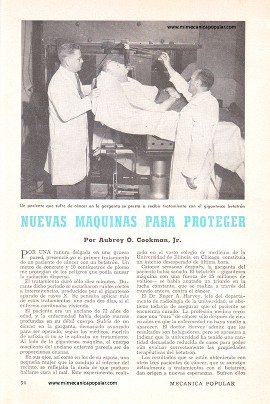 Nuevas Máquinas para Proteger su Salud - Junio 1950
