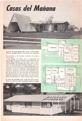 Probando las Casas del Mañana - Mayo 1959