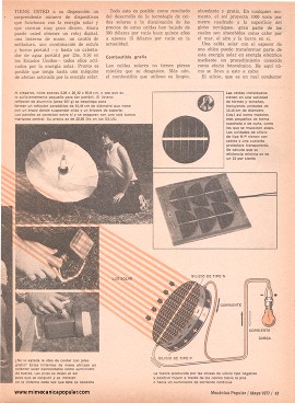Usando la energía solar - Mayo 1977