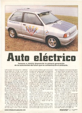Auto eléctrico - Septiembre 1991