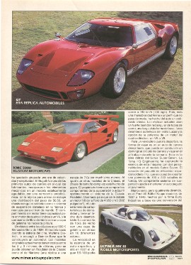Autos Deportivos para Armar - Mayo 1991