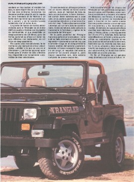 Jeep Wrangler 1987 - Agosto 1986