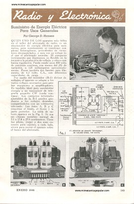 Radio y Electrónica - Enero 1948